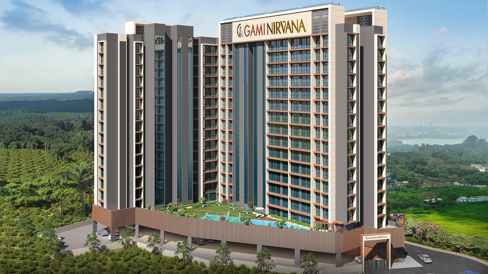 1 & 2 BHK flats in Taloja Navi Mumbai - Gami Nirvana