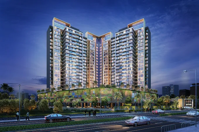 1, 2 & 3 BHK flats in Kharghar Navi Mumbai - Satyam Next Level