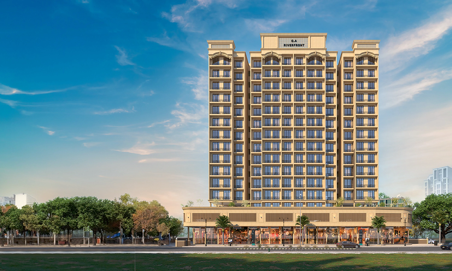 1 & 2 BHK flats in Taloja Navi Mumbai - QA Riverfront