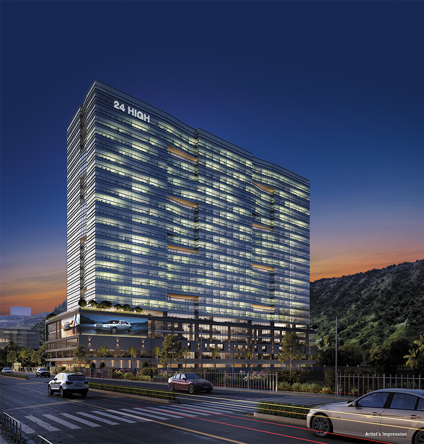 Office Spaces & Retail Shops in Nerul Navi Mumbai - 24 High